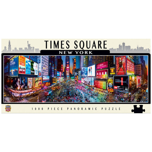 Masterpieces Puzzle City Panoramic New York Times Square Puzzle 1000 pieces